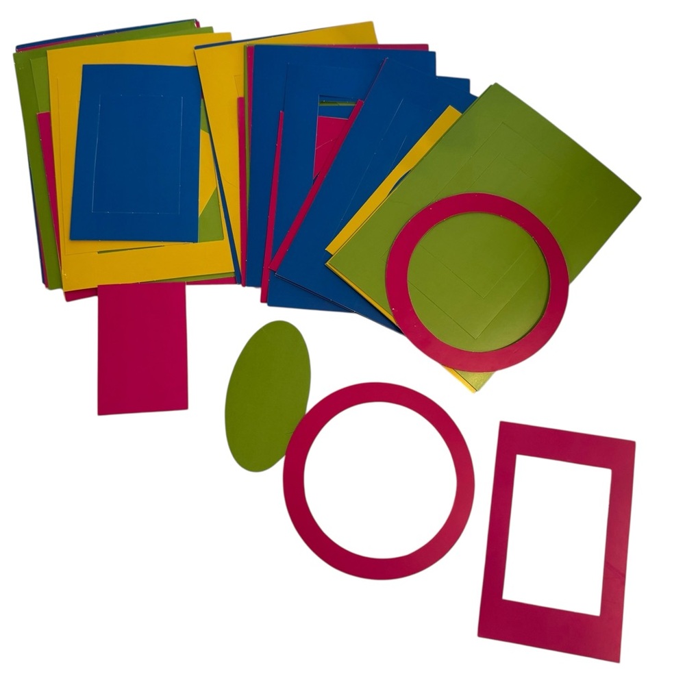 240 NEW Colorbok scrapbooking craft frames & tags